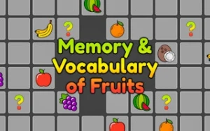 Memory & Vocabulary of Fruits - Play Free Best puzzle Online Game on JangoGames.com