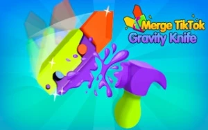 Merge TikTok Gravity Knife - Play Free Best puzzle Online Game on JangoGames.com
