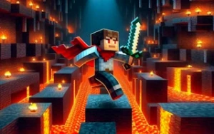 Mineblock Obby - Play Free Best parkour Online Game on JangoGames.com