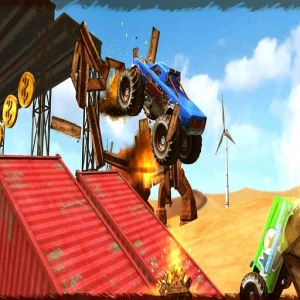 Monster Truck Impossible Track Plane Simulator - Play Free Best Simulation Online Game on JangoGames.com