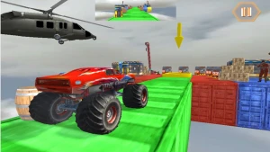 Monster Truck Stunts Sky Driving - Play Free Best Racing & Driving Online Game on JangoGames.com