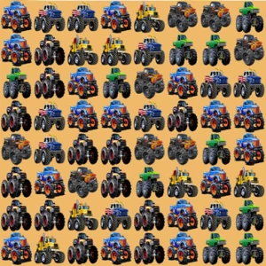 Monsters Trucks Match 3 - Play Free Best Match-3 Online Game on JangoGames.com