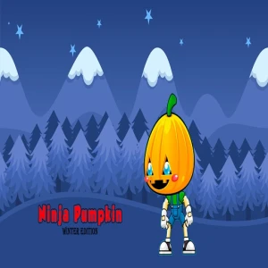 Ninja Pumpkin Winter Edition - Play Free Best Adventure Online Game on JangoGames.com