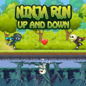 Ninja Run Up and Down - Play Free Best Agility Online Game on JangoGames.com