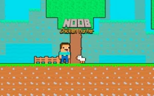 Noob Chicken Hunter - Play Free Best platformer Online Game on JangoGames.com