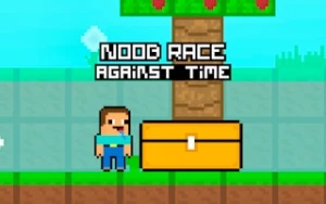 Noob Race Against Time - Play Free Best platformer Online Game on JangoGames.com