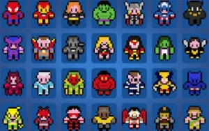 Pictures by Numbers - Superheroes - Play Free Best coloring Online Game on JangoGames.com