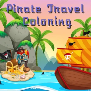 Pirate Travel Coloring - Play Free Best Art Online Game on JangoGames.com