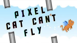 Pixel Cat Can t Fly - Play Free Best Casual Online Game on JangoGames.com