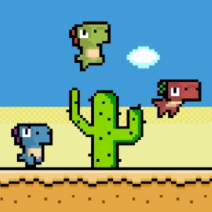 Pixel Dino Run - Play Free Best Agility Online Game on JangoGames.com