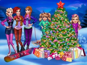 Princess Christmas Night - Play Free Best Art Online Game on JangoGames.com