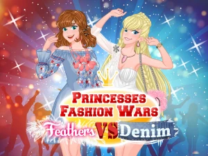 Princesses Fashion Wars Feathers VS Deni - Play Free Best Dress-up Online Game on JangoGames.com