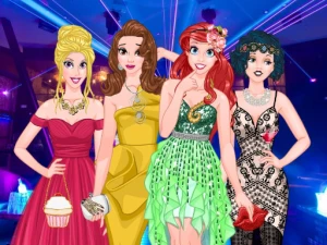 Princesses Graduation Party Night  - Play Free Best Dress-up Online Game on JangoGames.com