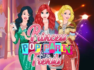 Princesses Pop Party Trends - Play Free Best Dress-up Online Game on JangoGames.com