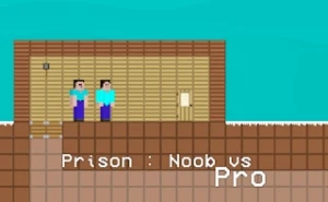 Prison Noob vs Pro - Play Free Best two-player Online Game on JangoGames.com