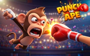 Punch the Ape - Play Free Best casual Online Game on JangoGames.com