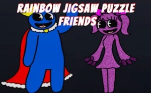 Rainbow Jigsaw Puzzle Friends - Play Free Best jigsaw-puzzles Online Game on JangoGames.com