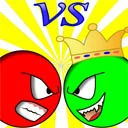 Red ball vs green king - Play Free Best Casual Online Game on JangoGames.com