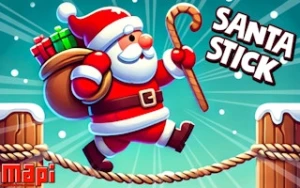 Santa Stick - Play Free Best christmas Online Game on JangoGames.com