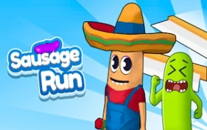 Sausage Run - Play Free Best runner Online Game on JangoGames.com