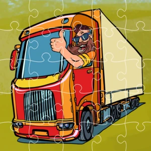 Semi Trucks Jigsaw - Play Free Best Puzzle Online Game on JangoGames.com