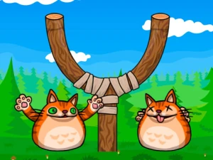 Shot the Angry Cat - Play Free Best Puzzle Online Game on JangoGames.com
