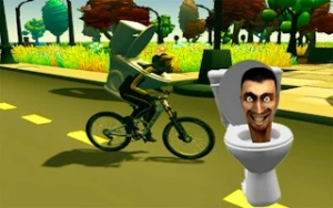 Skibidi Toilet Bike Riding - Play Free Best bike Online Game on JangoGames.com