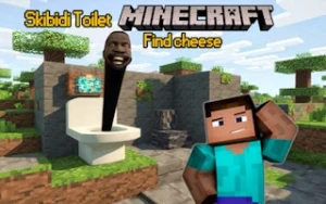 Skibidi Toilet Minecraft Find Cheese - Play Free Best hidden-object Online Game on JangoGames.com