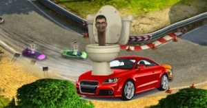 Skibidi Toilet Racing Multiplayer - Play Free Best racing Online Game on JangoGames.com