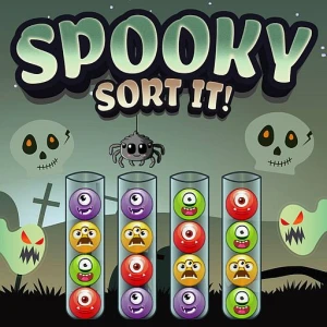 Spooky Sort It - Play Free Best Puzzle Online Game on JangoGames.com