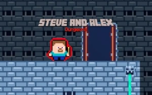 Steve and Alex Dungeons - Play Free Best two-player Online Game on JangoGames.com