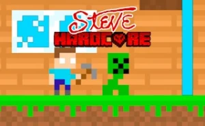 Steve Hardcore - Play Free Best monster Online Game on JangoGames.com