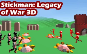 Stickman 3D Legacy of War - Play Free Best strategy Online Game on JangoGames.com