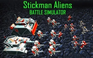 Stickman Aliens Battle Simulator - Play Free Best battle Online Game on JangoGames.com