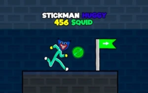 Stickman Huggy 456 Squid - Play Free Best escape Online Game on JangoGames.com