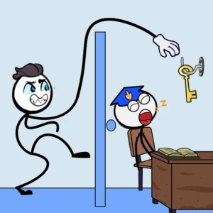 Stickman Troll- Thief Puzzle - Play Free Best Puzzle Online Game on JangoGames.com