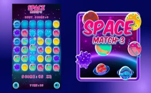Super Space Match 3 - Play Free Best match-3 Online Game on JangoGames.com