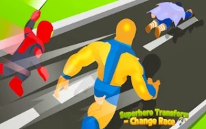 Superhero Transform Change Race - Play Free Best runner Online Game on JangoGames.com