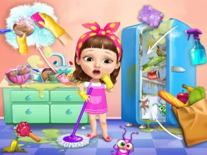Sweet Baby Girl Cleanup Messy House - Play Free Best Art Online Game on JangoGames.com