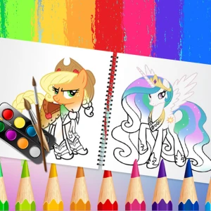 Sweet Pony Coloring Book - Play Free Best Art Online Game on JangoGames.com
