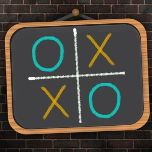 Tic Tac Toe Blackboard - Play Free Best Puzzle Online Game on JangoGames.com
