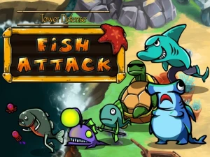 Tower defense : Fish attack - Play Free Best Strategy Online Game on JangoGames.com