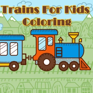Trains For Kids Coloring - Play Free Best Art Online Game on JangoGames.com