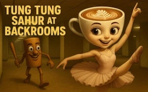 Tung Tung Sahur at Backrooms - Play Free Best escape Online Game on JangoGames.com