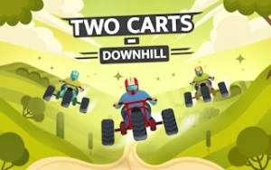 Two Carts - Downhill - Play Free Best racing Online Game on JangoGames.com