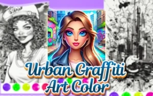 Urban Graffiti Art Color - Play Free Best coloring Online Game on JangoGames.com