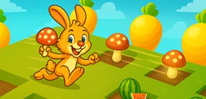 Veggi Rabbit - Play Free Best Puzzle & Logic Online Game on JangoGames.com