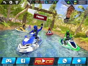Water Power Boat Racer 3D - Play Free Best Racing & Driving Online Game on JangoGames.com