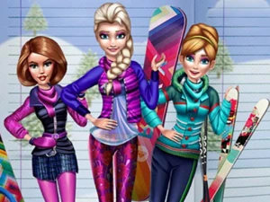Winter Ski Trip - Play Free Best Art Online Game on JangoGames.com