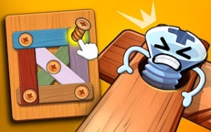 Wood Bolts - Bad - Play Free Best puzzle Online Game on JangoGames.com